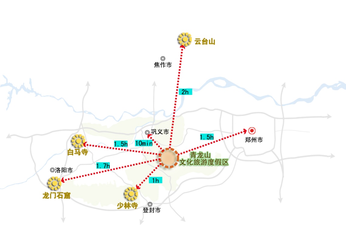 河南省巩义市青龙山文化旅游度假区总体规划图片
