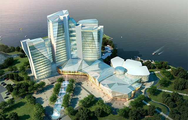 巅峰案例 | 伟浩·东营清风湖五星酒店建筑设计