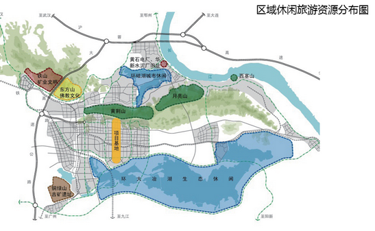 湖北黄金山工业新区中央景观带启动区景观工程修建性详细规划