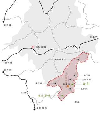 重庆云阳县龙缸国家地质公园核心区修建性详细规划