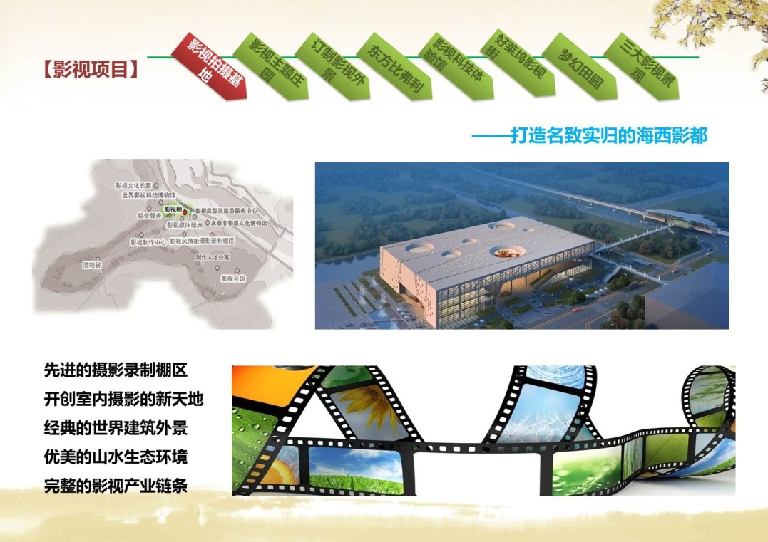 福州中维永泰影视基地开发策划 福州中维永泰影视基地开发策划