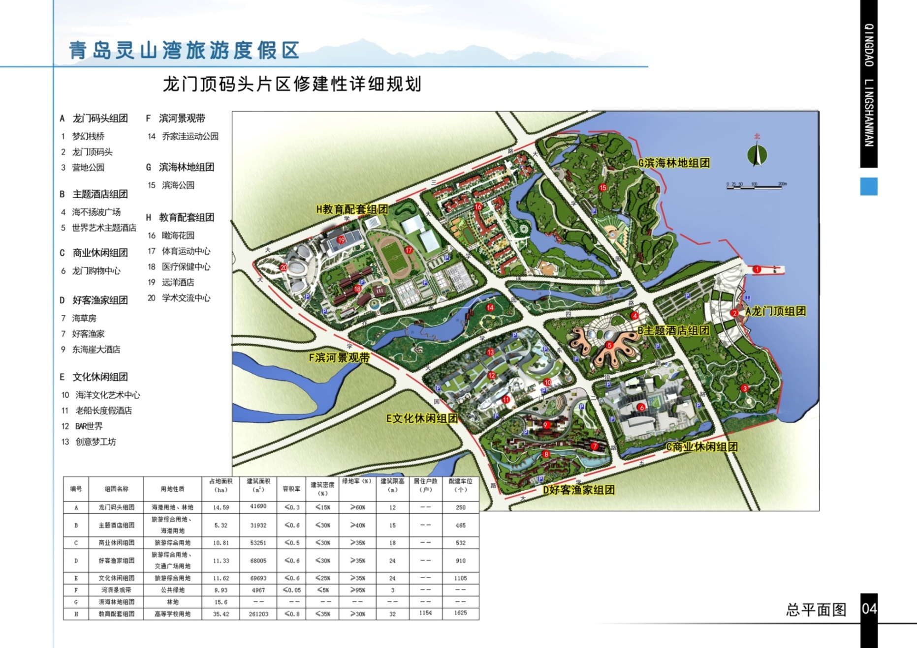 青岛灵山湾旅游度假区龙门顶码头片区修建性详细规划