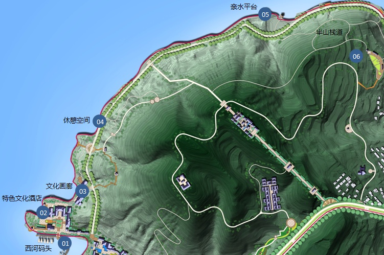 湖北郧县郧阳岛生态文化旅游区概念性规划设计