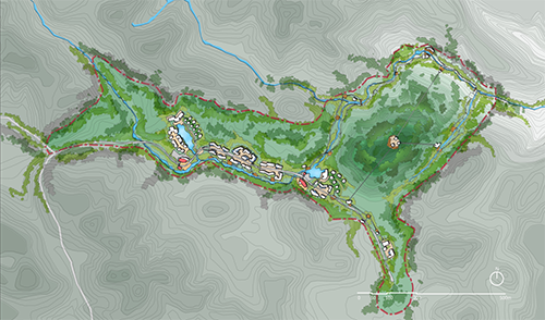 湖北南漳香水河风景区概念性总体规划