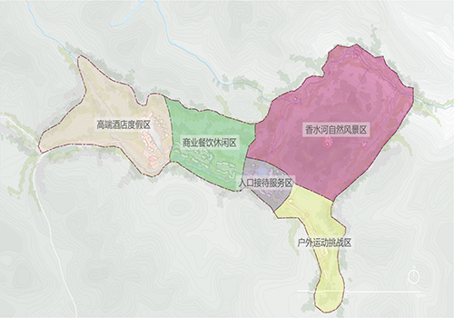 湖北南漳香水河风景区概念性总体规划
